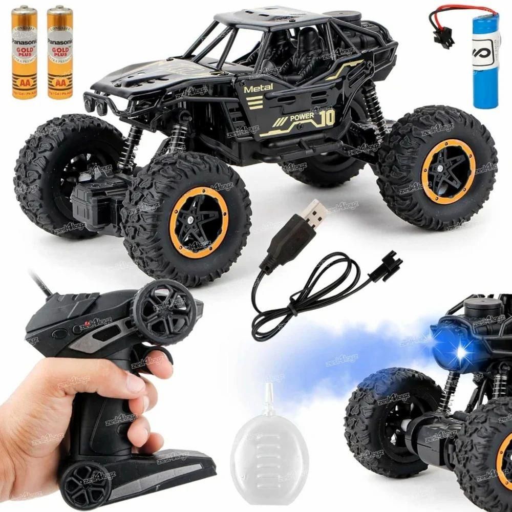 Remote Controlled Rock Crawler Monster Truck Toy for Kids – High-Speed Off-Road RC Car