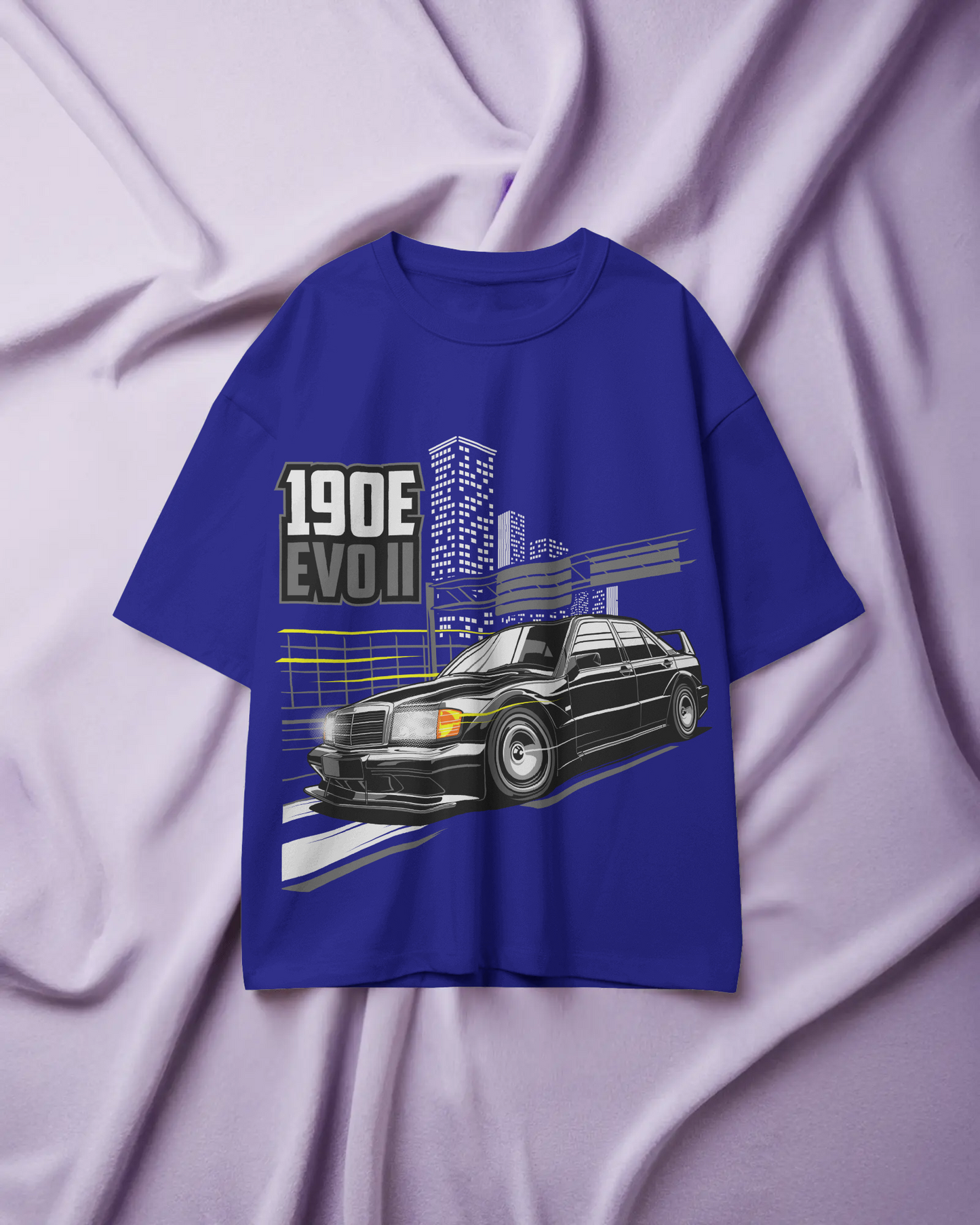 190E EVO II Oversized Tee – Retro Racer Drip for Car Junkies