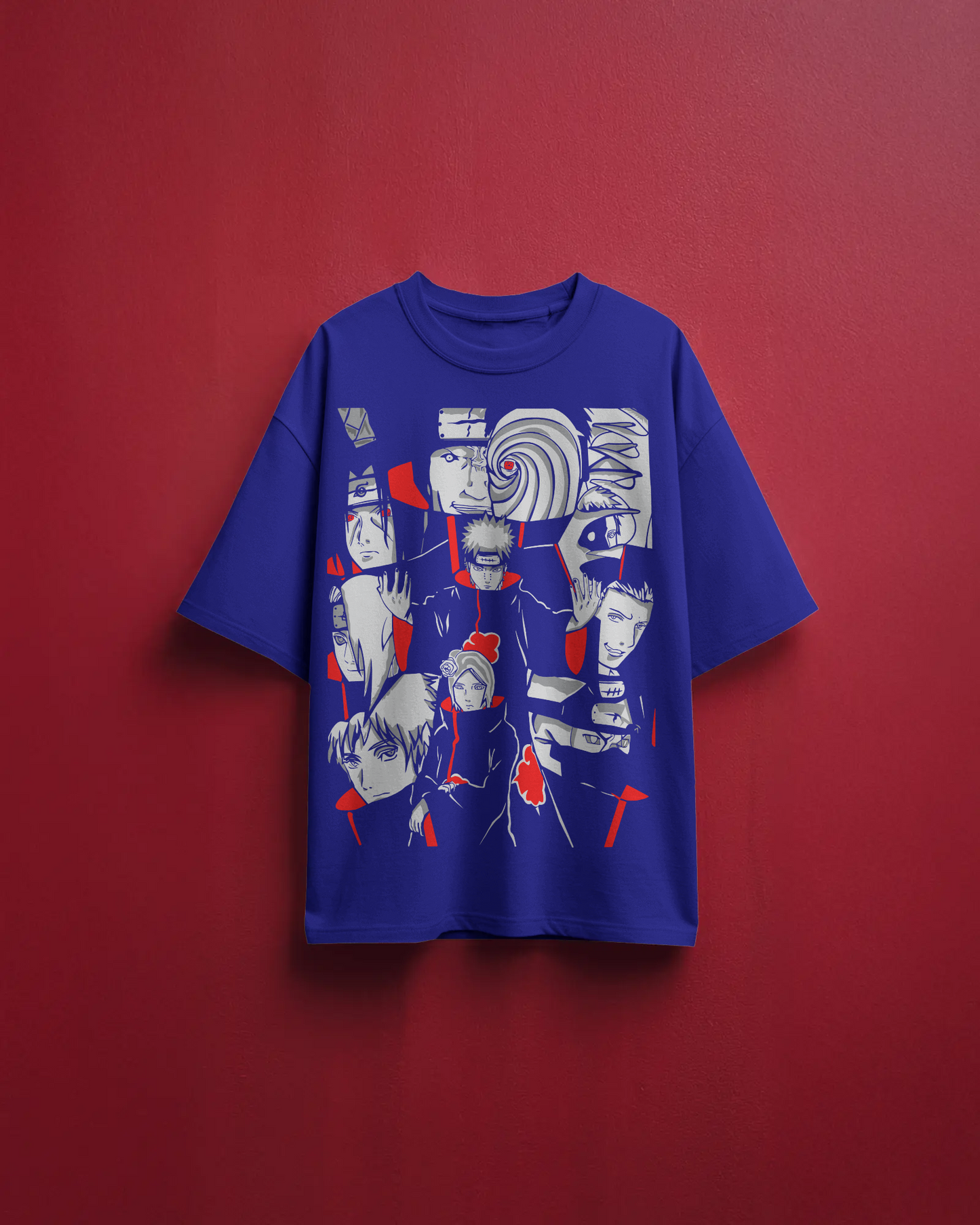 Akatsuki Oversized T-Shirt – Rogue Ninja Energy Unleashed