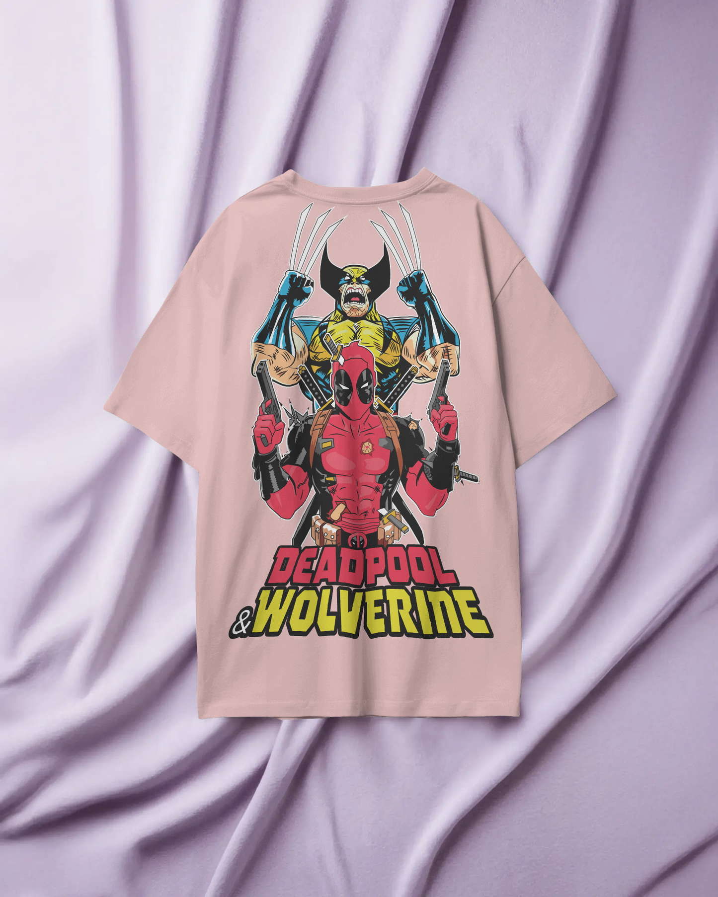 Deadpool & Wolverine Oversized T-Shirt | 240 GSM Premium Cotton