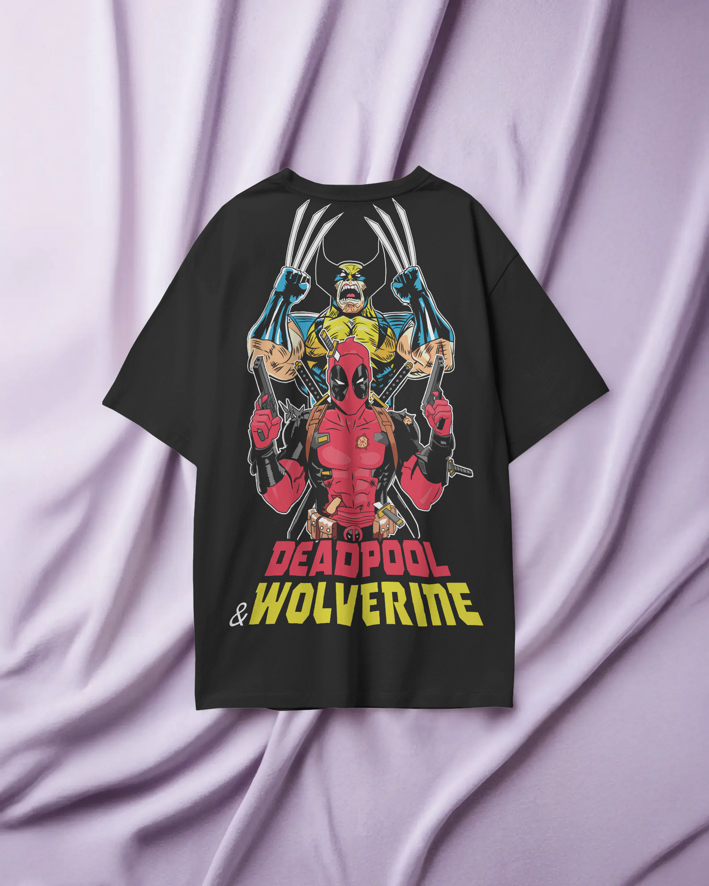 Deadpool & Wolverine Oversized T-Shirt | 240 GSM Premium Cotton