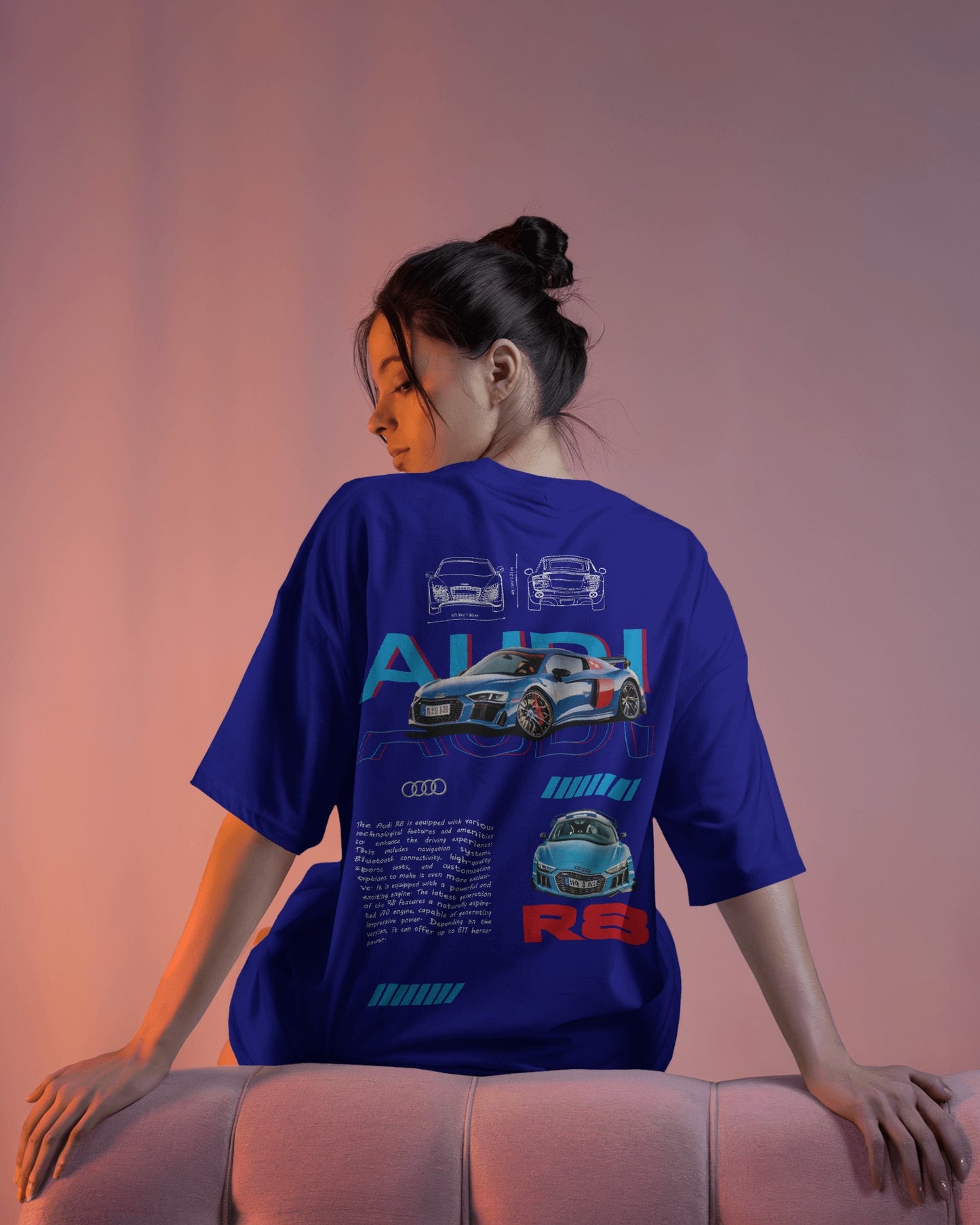 Audi R8 Oversized T-Shirt – Speed, Power & Pure Drip