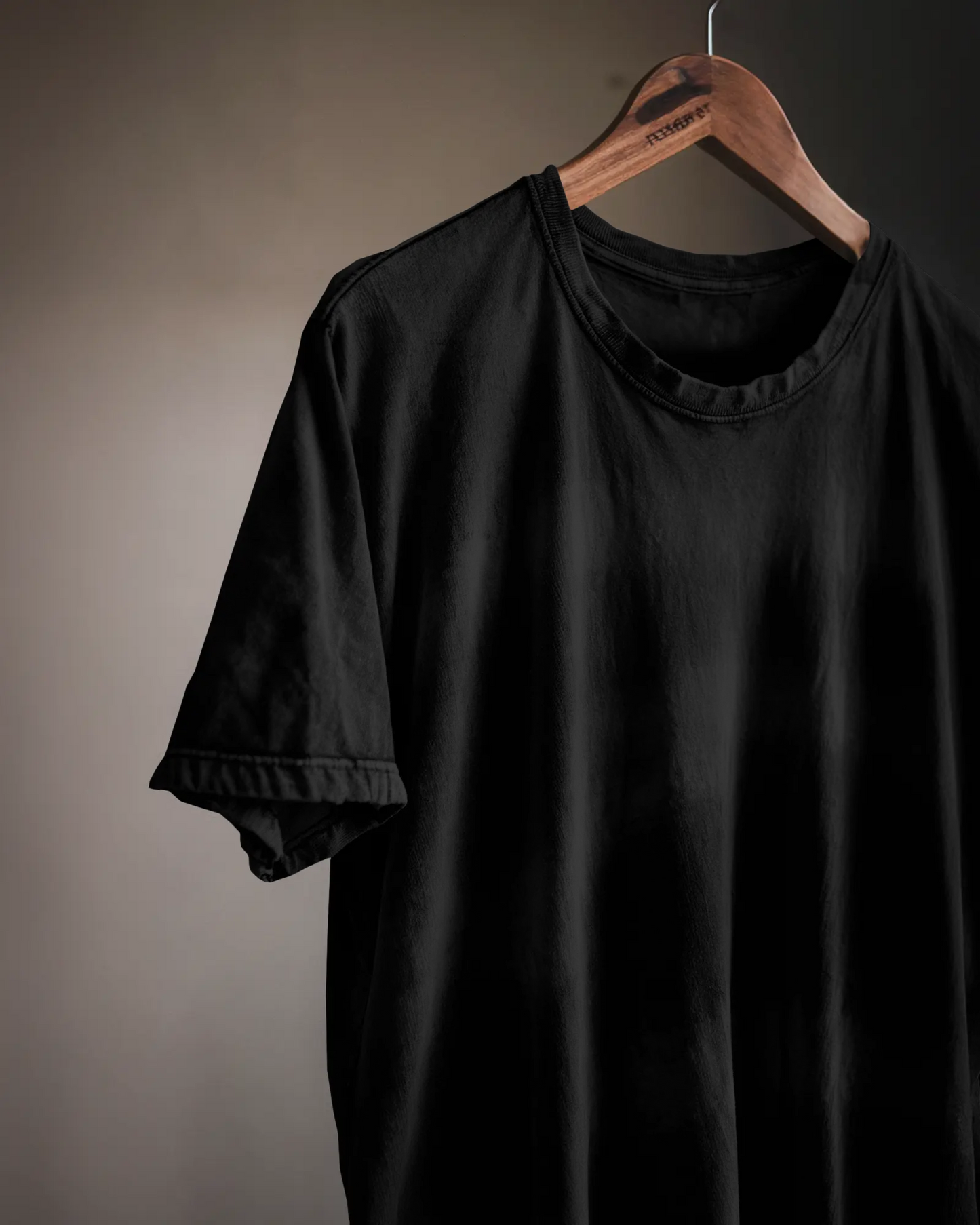 Men’s Washed Black Oversized T-Shirt – Vintage Fade By OyeTrendy