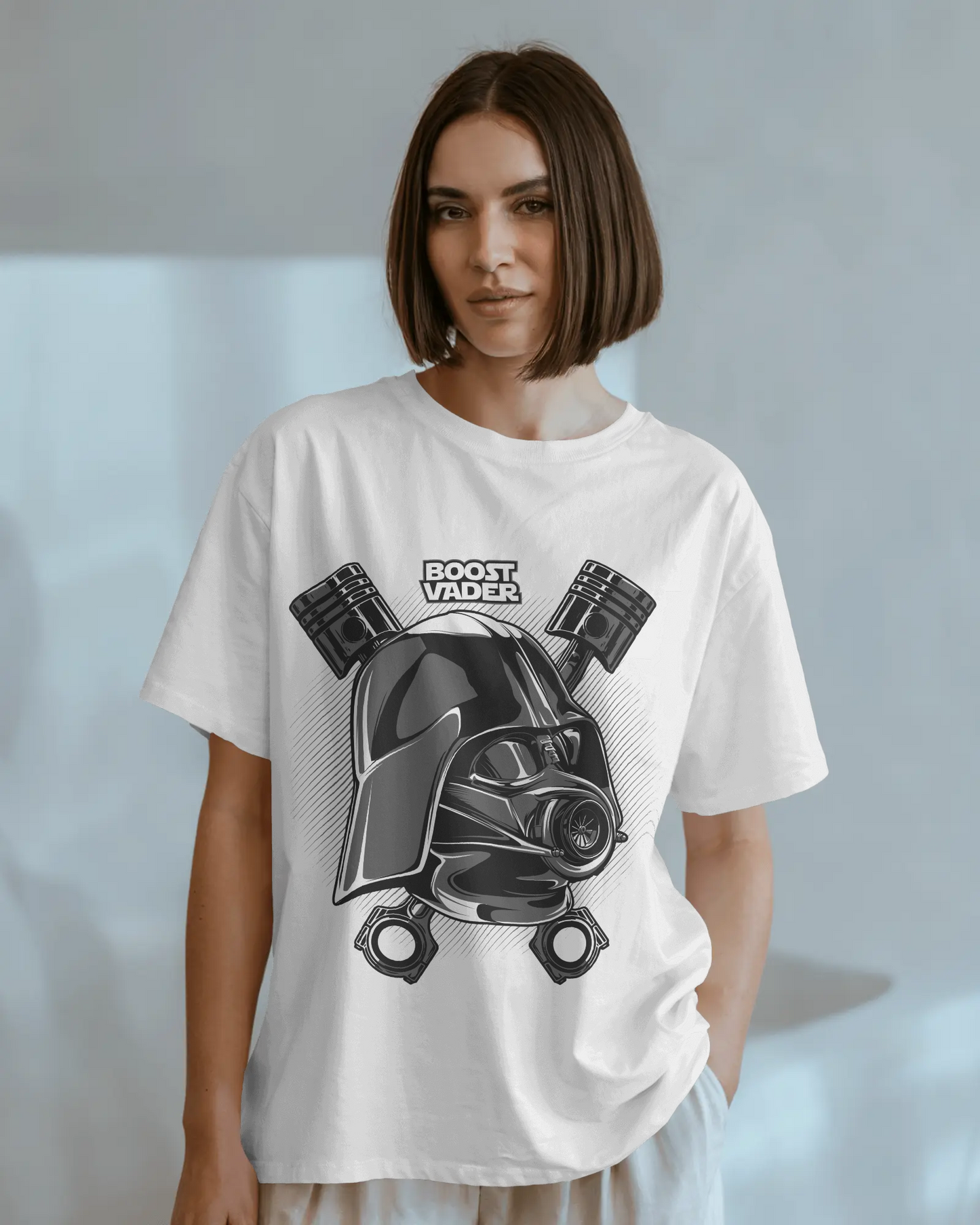 Boost Vader Oversized T-Shirt – For Turbo Junkies & Star Wars Fans