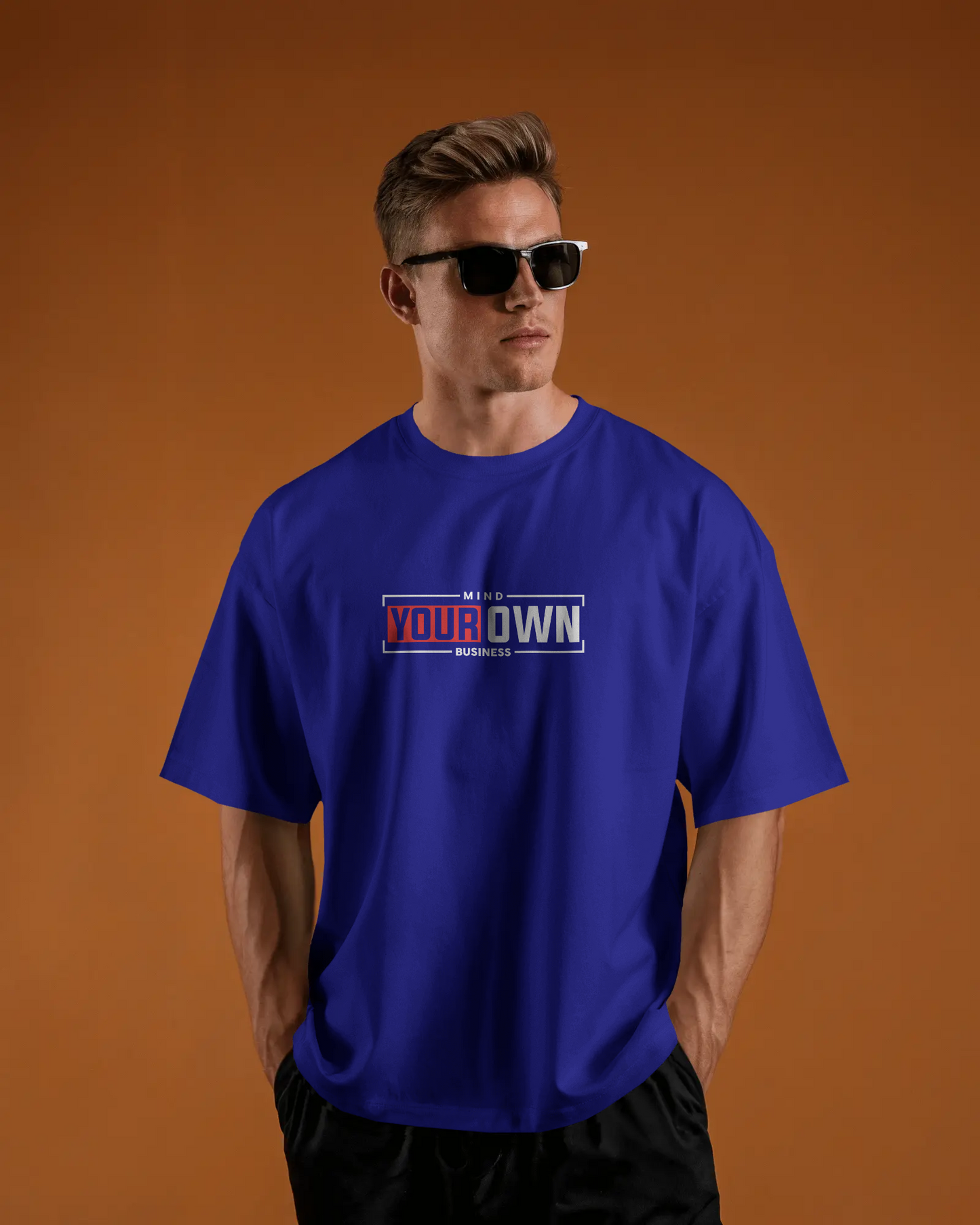 "CHANGED" Oversized Fit Graphic Tee – Indigo Edition | OyeTrendy Originals