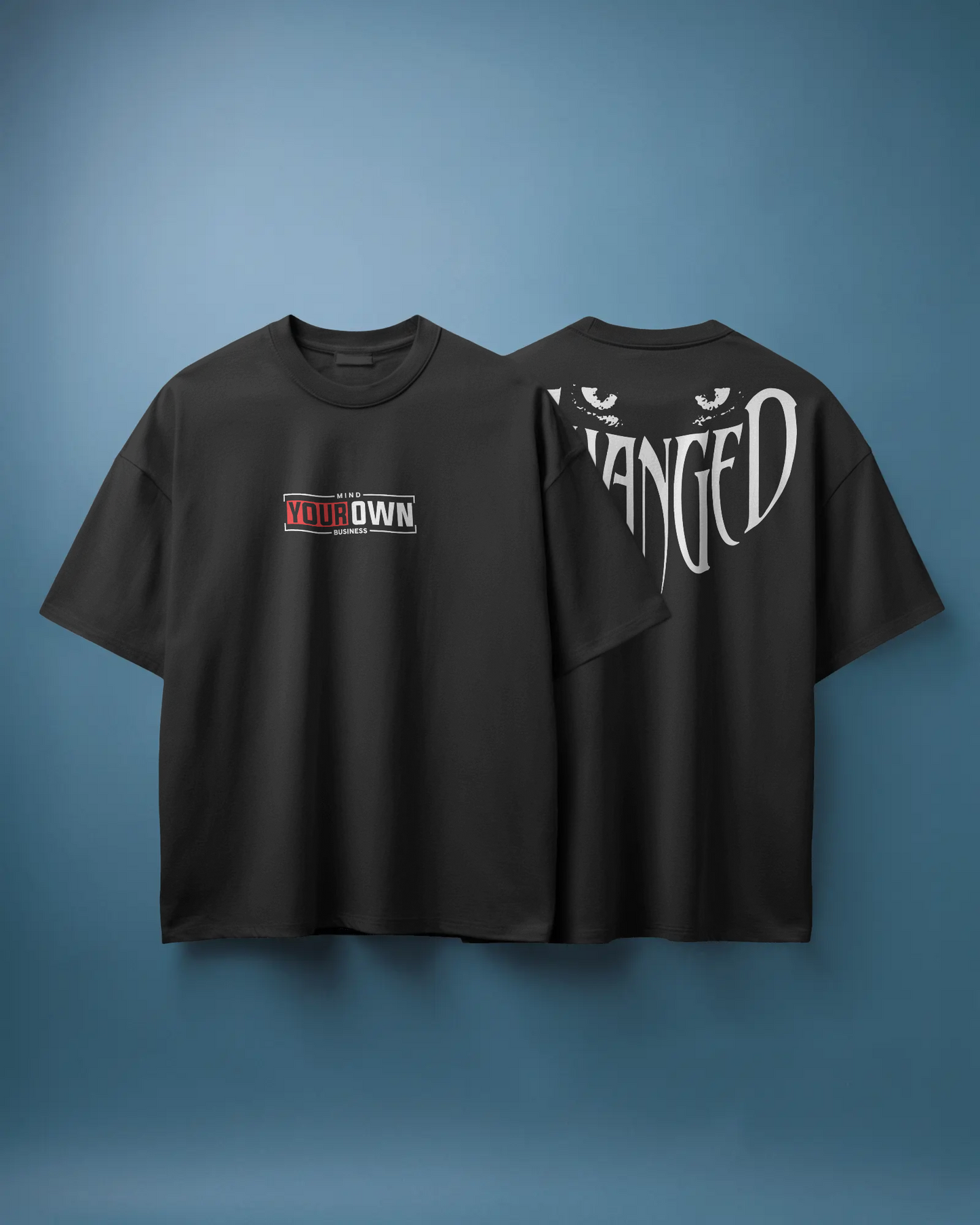 "CHANGED" Oversized Fit Graphic Tee – Indigo Edition | OyeTrendy Originals