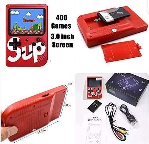 Handheld 400-in-1 Retro Game Console Rechargeable With LED Screen
