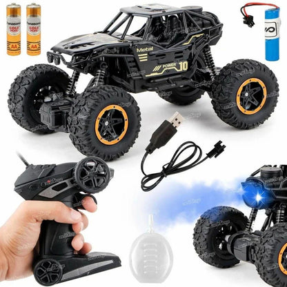 Remote Controlled Rock Crawler Monster Truck Toy for Kids – High-Speed Off-Road RC Car