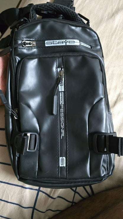 Trendy Sling Bag with USB Charging Port, Waterproof & Lightweight