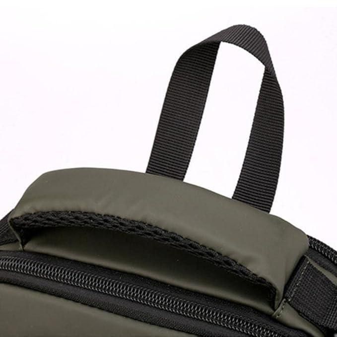 Trendy Sling Bag with USB Charging Port, Waterproof & Lightweight