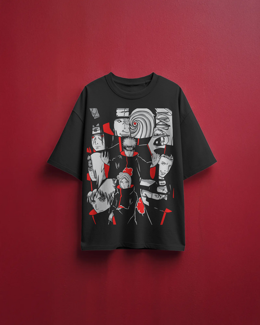 Akatsuki Oversized T-Shirt – Rogue Ninja Energy Unleashed