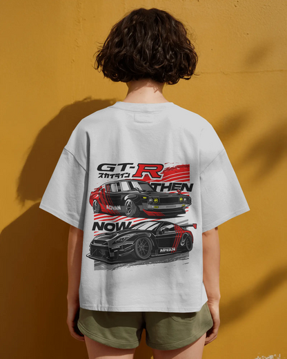 Nissan GT-R Legacy Oversized T-Shirt – Then vs Now Street Heat
