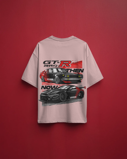Nissan GT-R Legacy Oversized T-Shirt – Then vs Now Street Heat