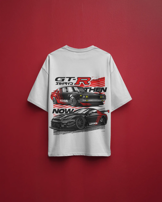 Nissan GT-R Legacy Oversized T-Shirt – Then vs Now Street Heat