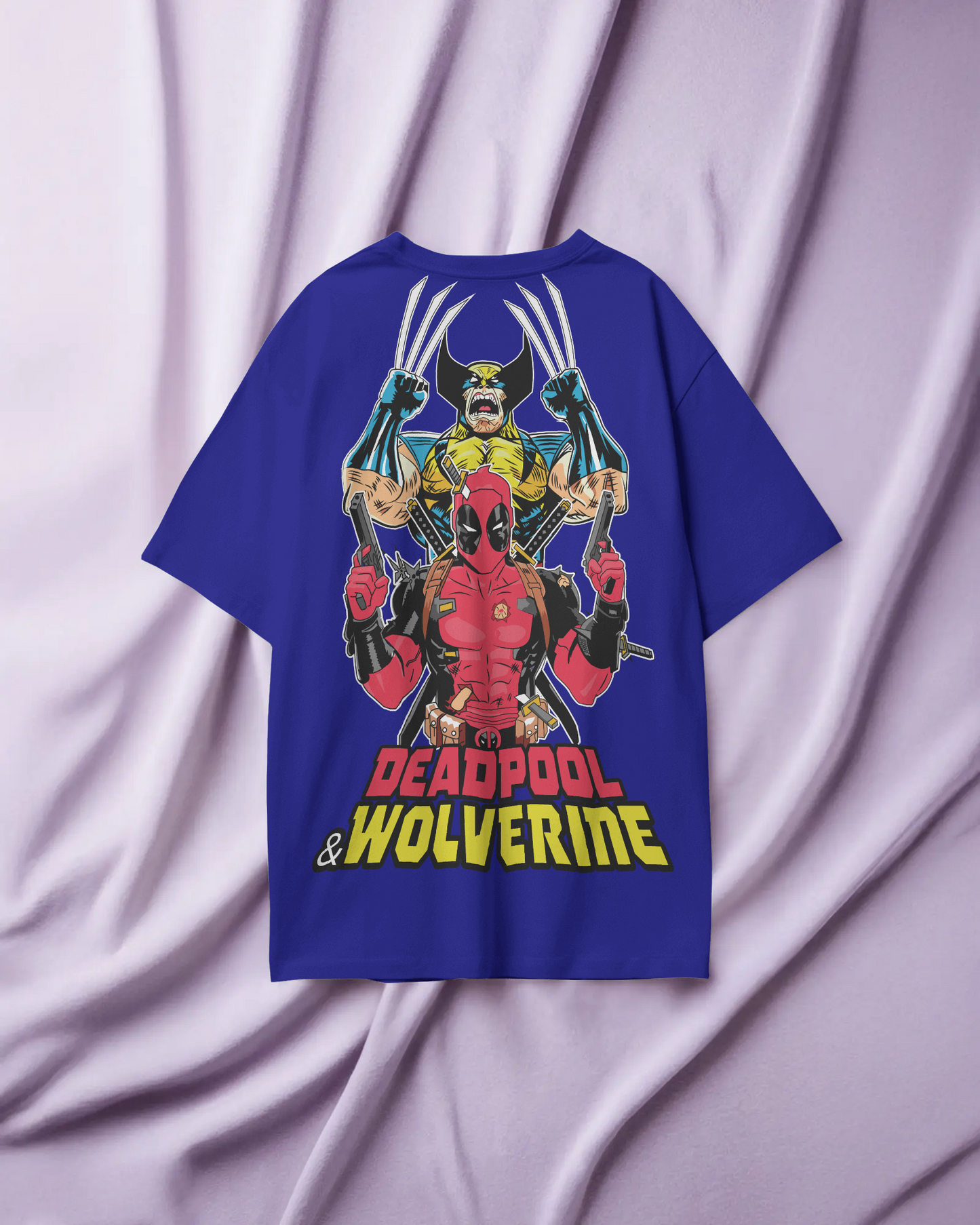 Deadpool & Wolverine Oversized T-Shirt | 240 GSM Premium Cotton