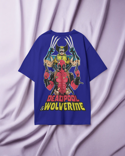 Deadpool & Wolverine Oversized T-Shirt | 240 GSM Premium Cotton