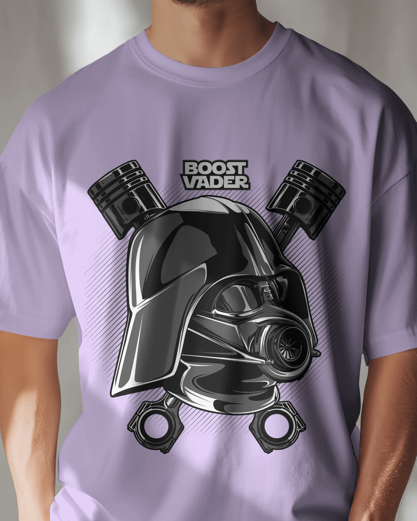 Boost Vader Oversized T-Shirt – For Turbo Junkies & Star Wars Fans