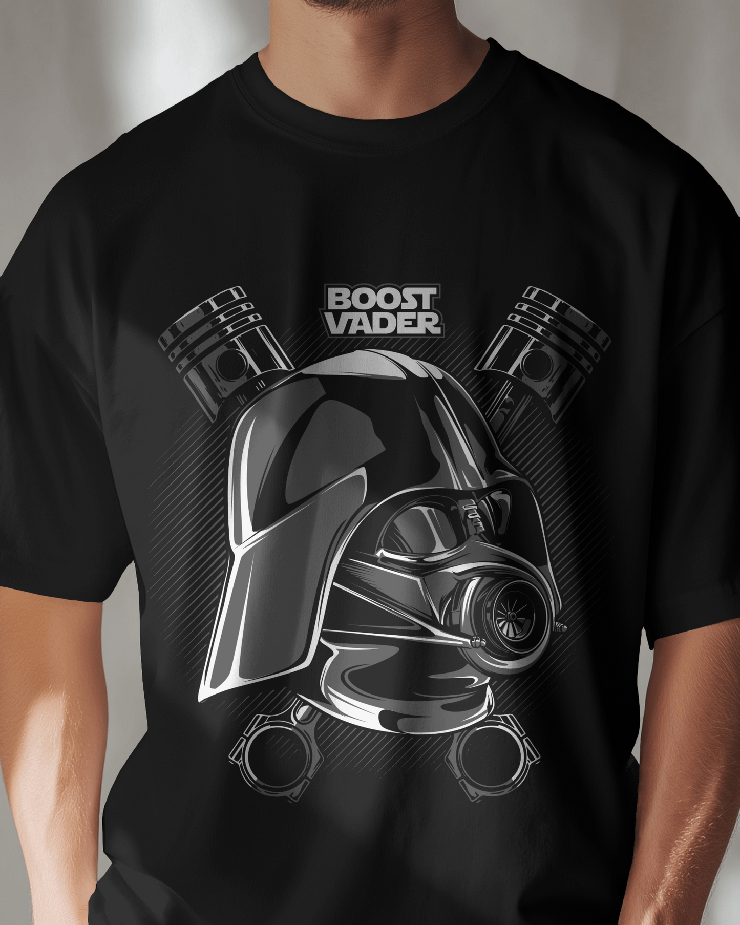 Boost Vader Oversized T-Shirt – For Turbo Junkies & Star Wars Fans