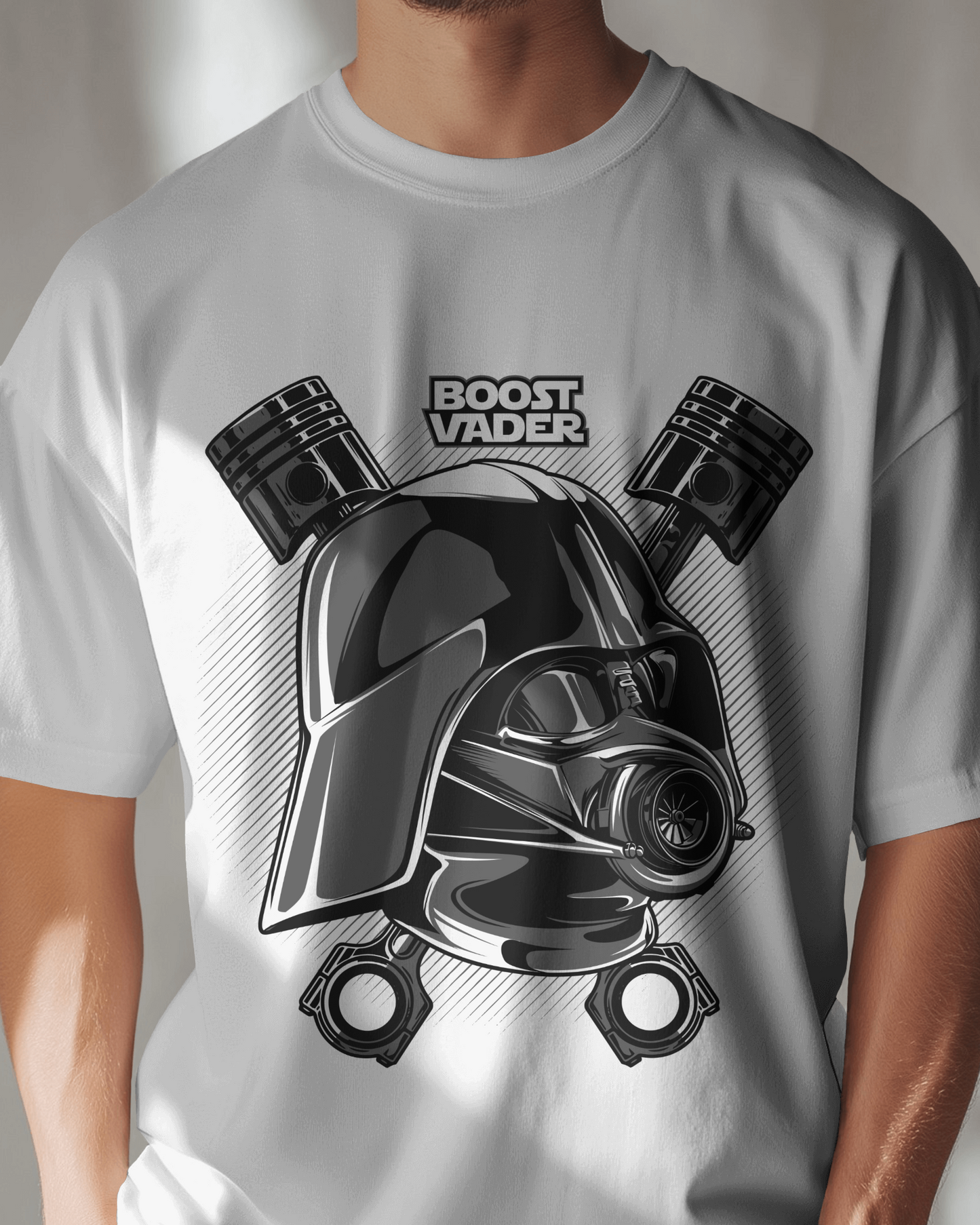 Boost Vader Oversized T-Shirt – For Turbo Junkies & Star Wars Fans