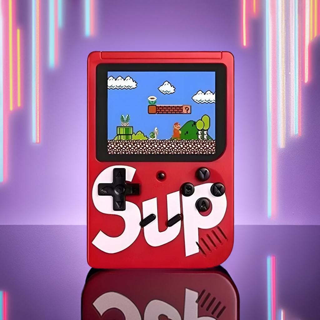 Handheld 400-in-1 Retro Game Console Rechargeable With LED Screen